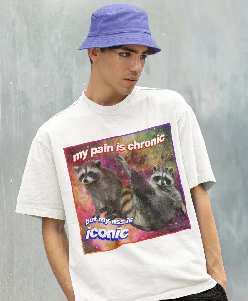 My Pain Is Chronic, But My Ass Is Iconic Shirt, Opossums T-shirt TE3684