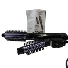 Conair Hot Air Styler CD160 Volume Curling Bristle Brush Booklet Tested