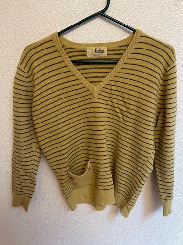 Vintage Dalton Cashmere Mod Sweater S Mod Pinup 1950's - Picture 2 of 7
