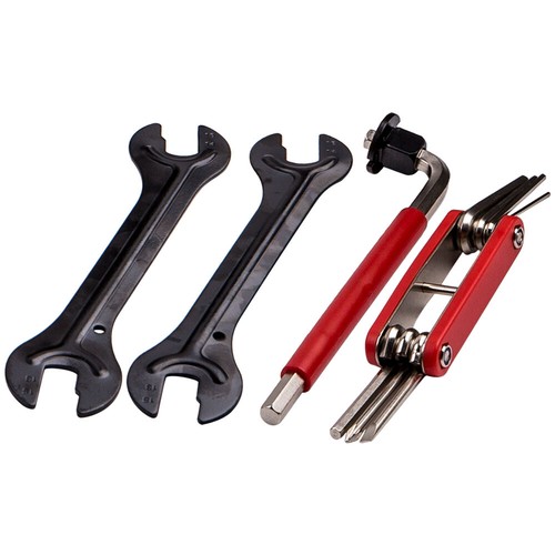 25x Universal Bicicleta Caja Herramientas Kit Reparación Bicicleta Herramienta Cadena Neumáticos - Imagen 10 de 13