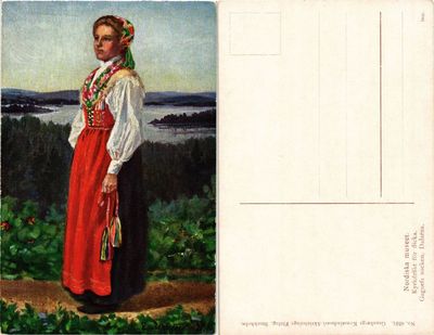 CPA AK Nordiska Museet Kyrkdräkt för flicka. GAGNEFs socken SWEDEN (441745)
