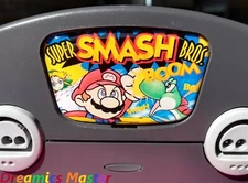 Super Smash Bros, Logo, Faceplate | For Nintendo 64 Console