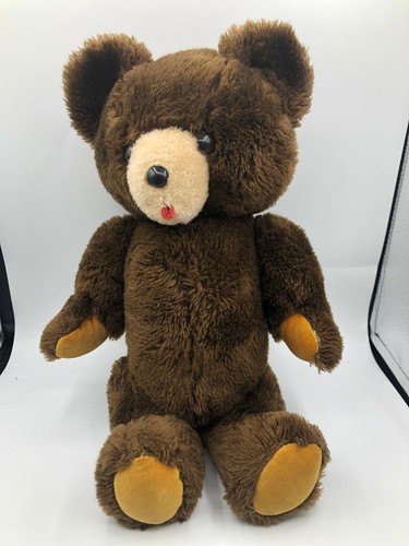 Vintage R Dakin Brown Teddy Bear Plush 