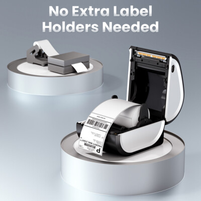 Vretti Bluetooth Etikettendrucker Für DHL, 4x6 Zoll – Versandetiketten, Kompatibel Mit Shopify, EBay, Etsy & UPS