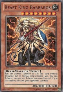 Beast King Barbaros - BP01-EN148 - Starfoil Rare - 1st Edition x3 - Lightly Play