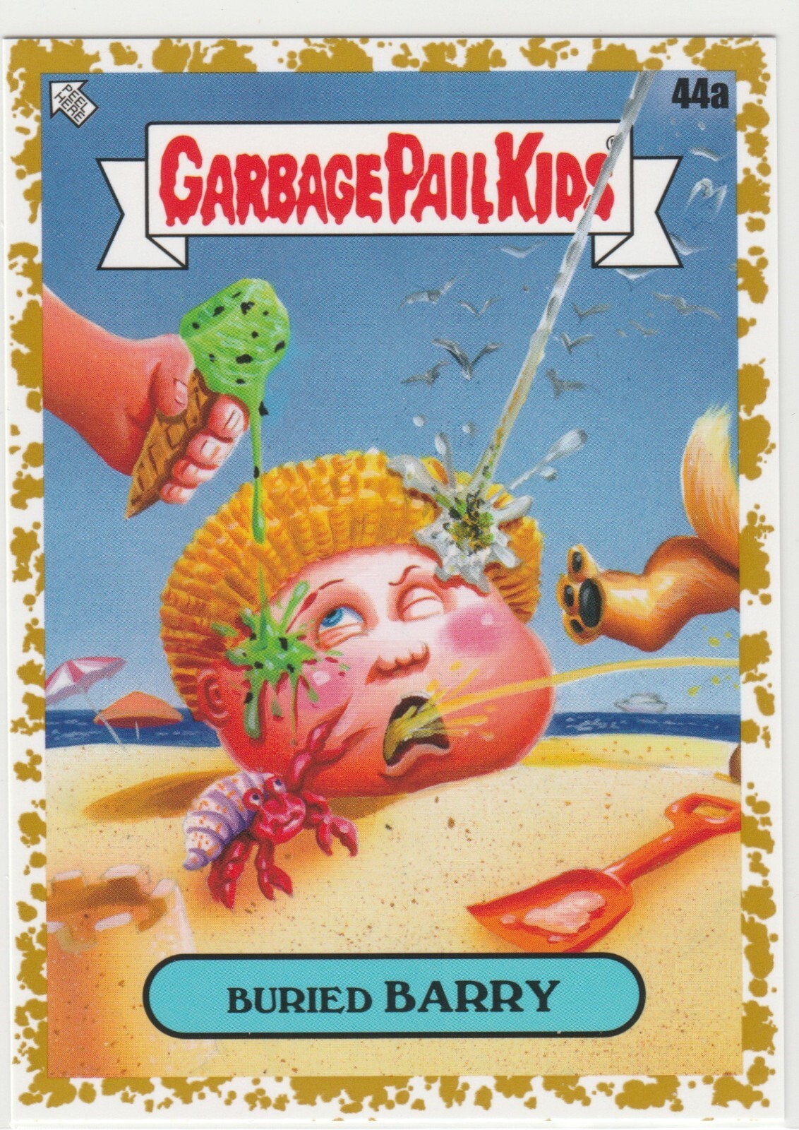 Fool's Gold Buried Barry SP 33/50 GPK Garbage Pail Kids 2021 Vacation Series