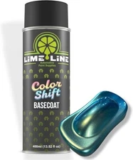 LiME LiNE Automotive Basecoat Spray Paint - Gold + Orange + Green - 14 Oz
