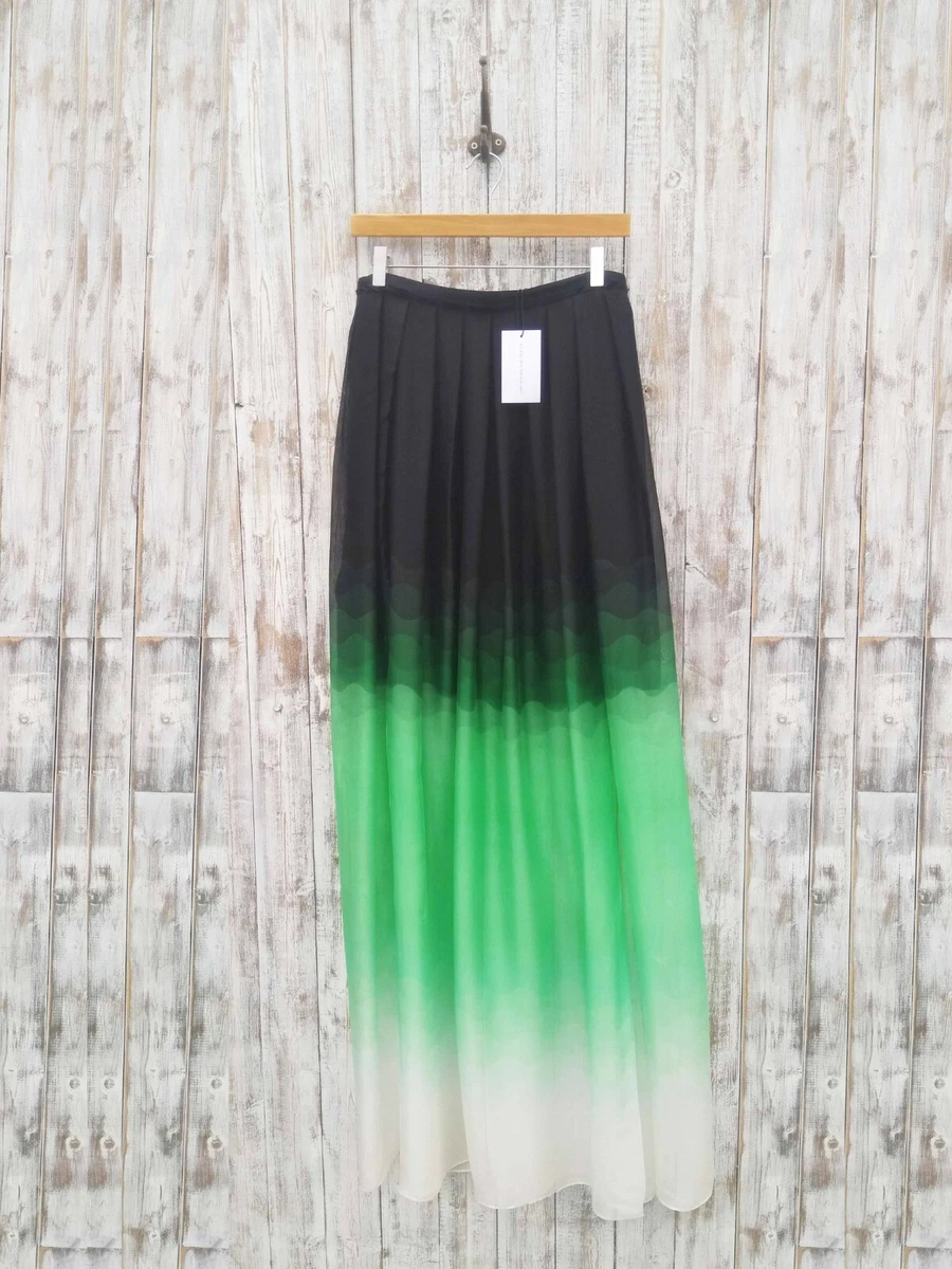 Green maxi skirt outlet 40