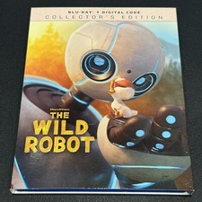 BLU-RAY LIKE NEW The Wild Robot 2024 Collector's Ed. PRISTINE COND.
