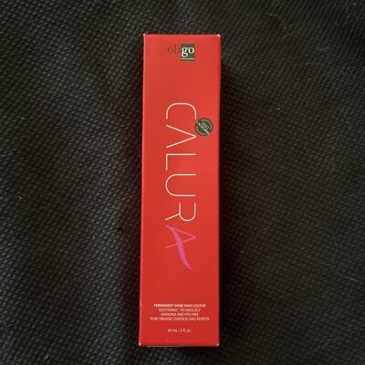 Oligo CALURA Permanent Shine Hair Color Ammonia & PPD Free 2oz #6-6/6V