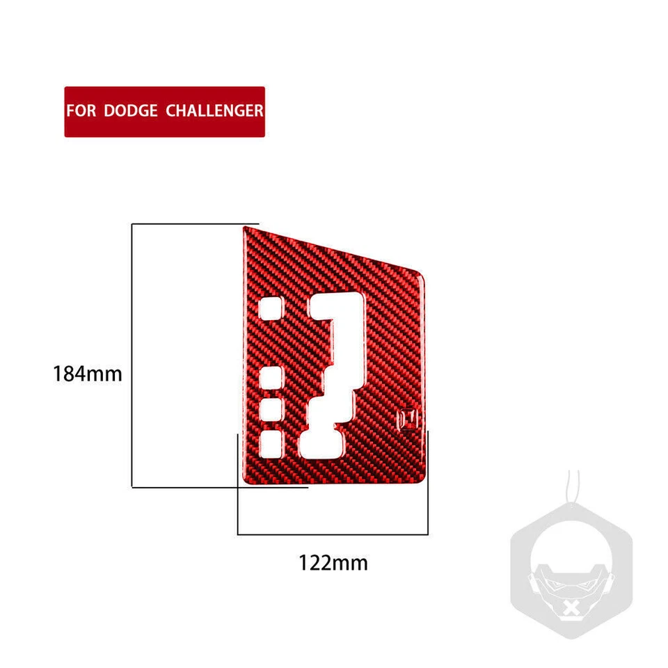 Cubierta adhesiva de fibra de carbono para Dodge Challenger 2008-2014 Foto 3 de 4