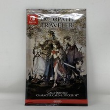 Octopath Traveler Game Inspired Character Card  Sticker Set Sealed