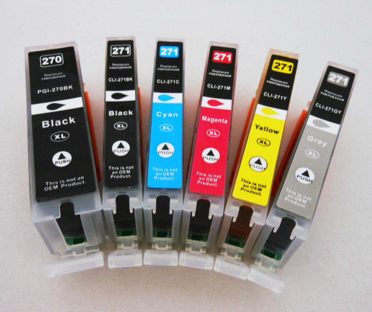 Canon 510 Kit 5 Cartucce Inchiostro Canon PGI-270XL CLI-271XL - Compatibili Con PIXMA MG5720, MG6821, TS5020 E Altri Inchiostro Per Stampanti Pixma - Foto 5