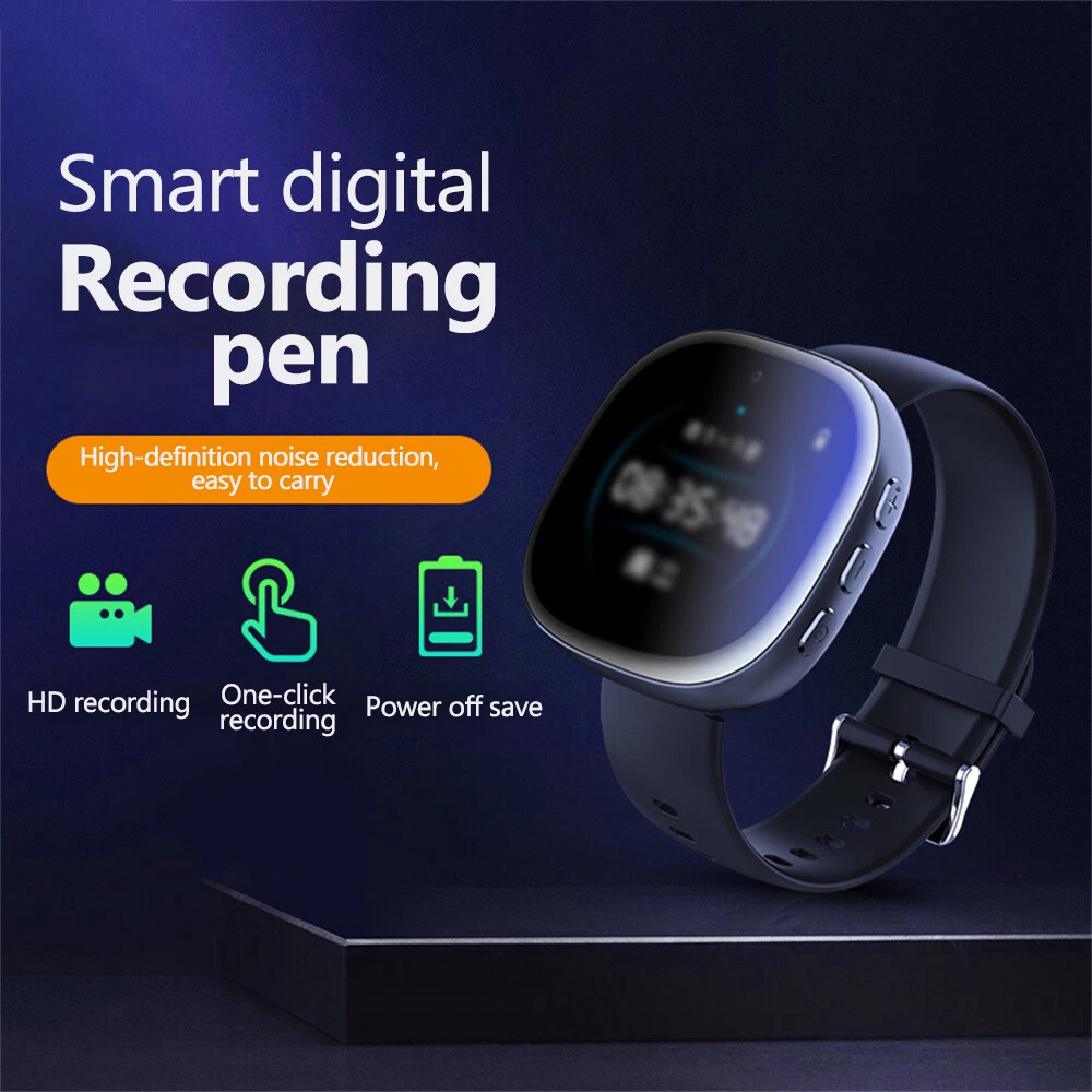 Camera Smart Watch 1080P Full HD Video Audio Recorder Security Cam