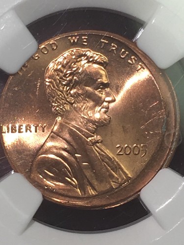 2005 1C Lincoln NGC MS66RD Error 5% Off Ctr Rare Date! - RicksCafeAmerican.com - Picture 3 of 12