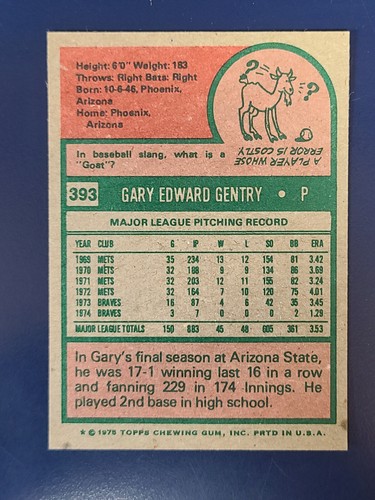 Tarjetas de béisbol Topps 1975 completan tu conjunto que elijas elegir cada una #221 - 440 - Imagen 219 de 277