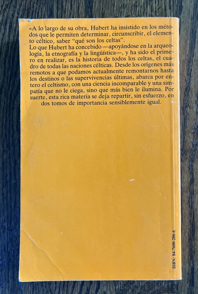 Los Celtas y Civilización Céltica Spanish Edition 1988 Photos of Actual Book - Image 2 of 4