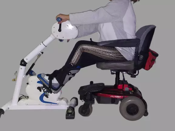 Rehabilitation exercise bike foot splints gloves.Disabled Stroke Spinal injury