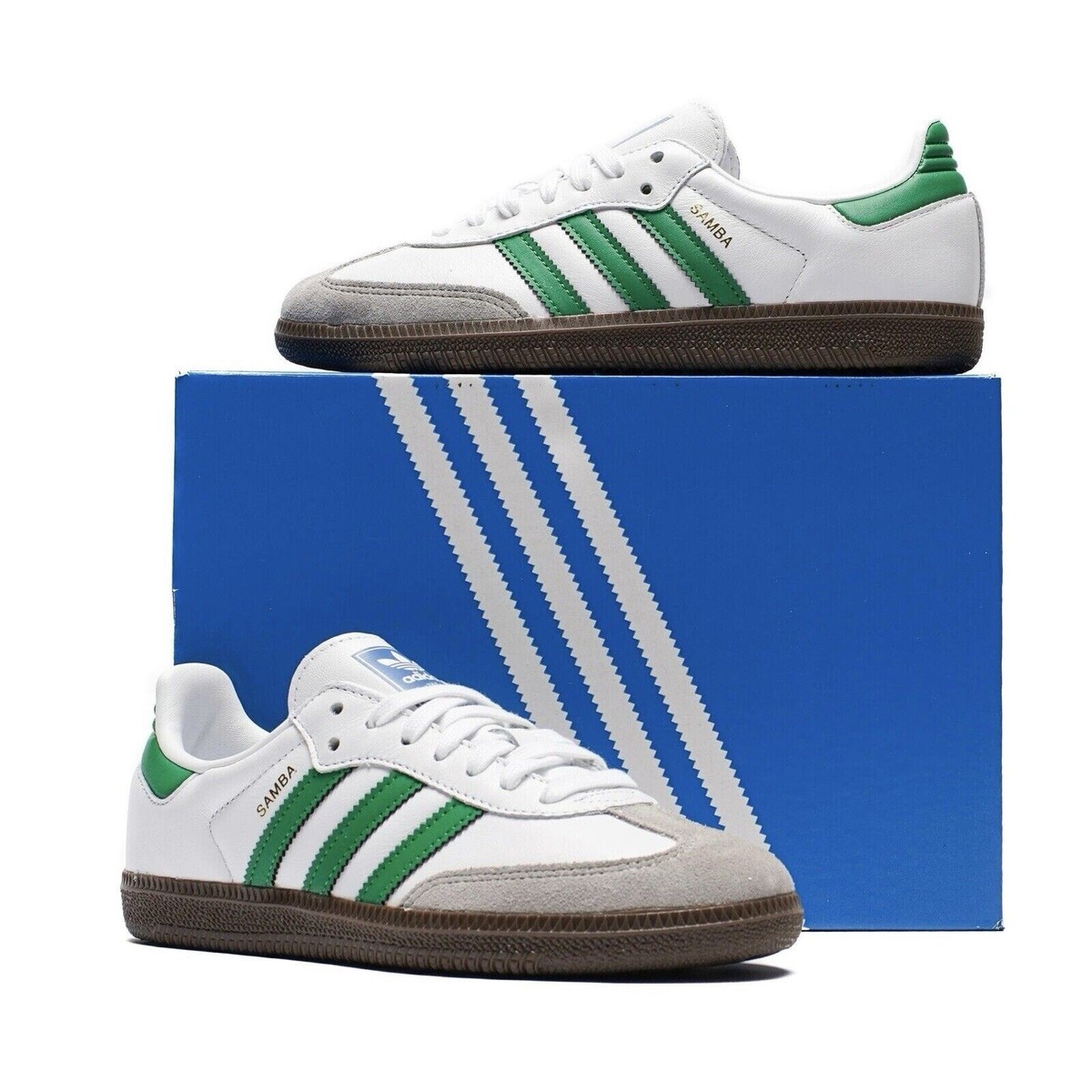 【美品】adidas originals Samba OG 24cm adidas Originals Samba OG W White Collegiate Green Gum Women