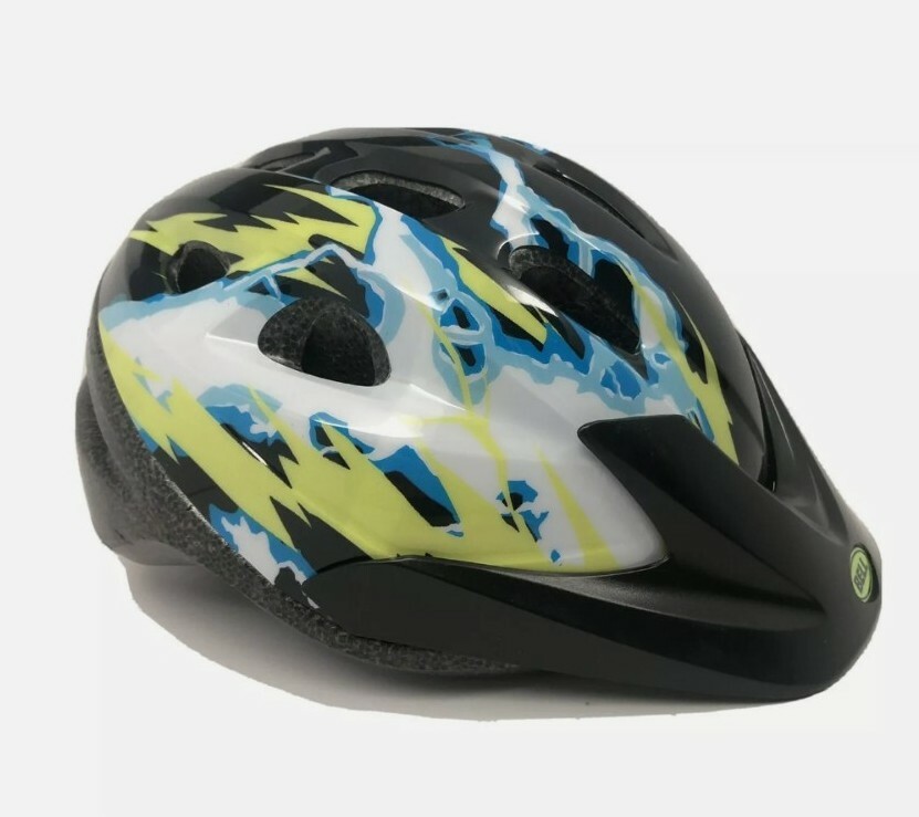 Bell Child Rally Bike Helmet - Lightning Black & Yellow 52- 