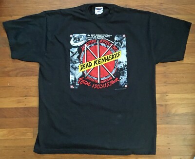 Dead Kennedys T-shirt sz XL Destroy Efficiency Fiscal 1983 US Tour