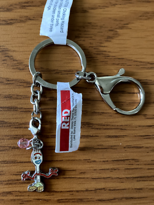 Disney TOY STORY Forky Deluxe Charm Keychain or Zipper Pull New in