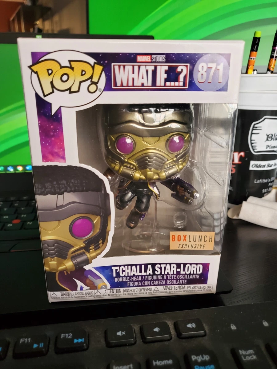 Funko Pop! Marvel: What If… - T'Challa Star-Lord Metallic #871