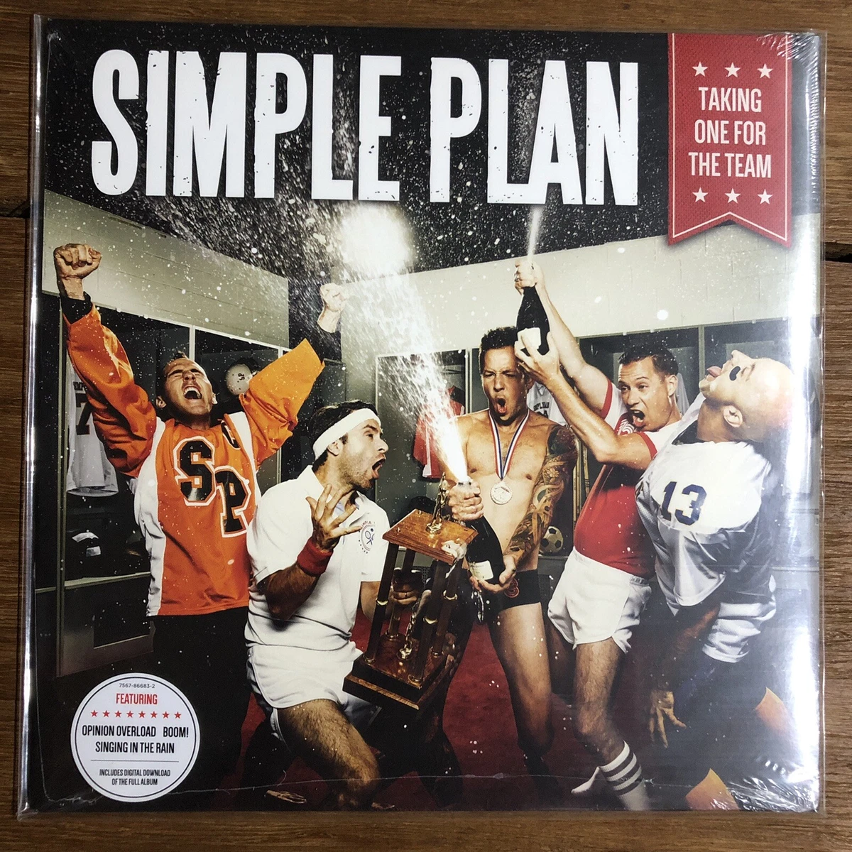 直筆サイン入り】SIMPLE PLAN TAKING ONE FOR THE-