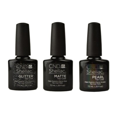 CND Shellac - Top & Base Coats - CHOOSE ANY - ALL SIZES
