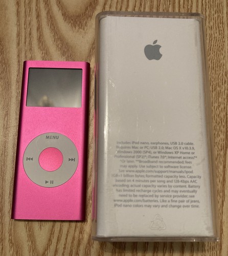 Apple iPod Nano 2nd Generation Pink 4GB A1199 Faulty Used - Picture 4 of 6
