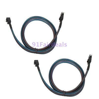 HD External Mini-sas SFF-8643 to 8087 Raid Data Cable For LSI RAID Controller 1M