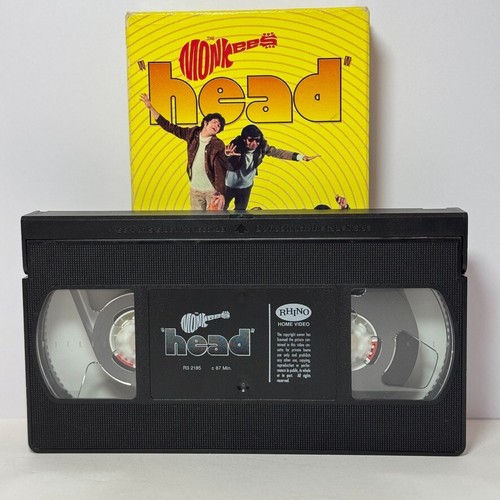 The Monkees Head VHS (1968, 1994) Jack Nicholson, Frank Zappa Comedy Musical - Imagen 5 de 5