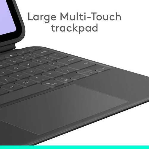 Logitech Combo Touch iPad Pro 11-calowa obudowa klawiatury, odłączana klawiatura * czarna - Zdjęcie 4 z 8