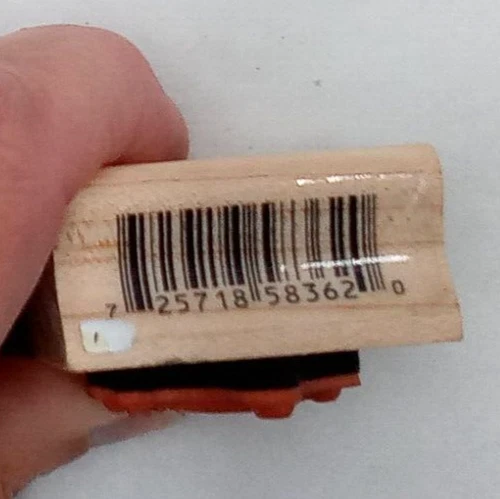 Sello de goma brújula Inkadinkdoo montaje en madera senderismo norte sur facilidad oeste 8362 Foto 3 de 4