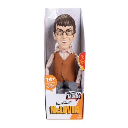 MCLOVIN SUPERBAD MOVIE TALKING DOLL FIGURE SHELF TALKER MAN CAVE CHRISTMAS GIFT
