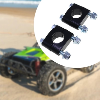 2Pcs Motorrad Lenker Riser Zubehör Reparatur Teile Schwarz Einfache