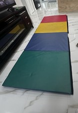 4'x8'x2" Gymnastics Gym Folding Exercise Aerobics Tumbling Play yoga Mat 4 color