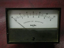 METER (Panel), 100 Microamperes DC Full Scale, Sever-Hall, TESTED