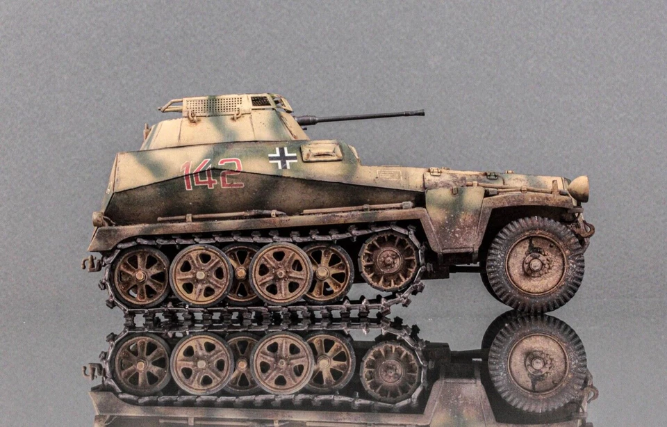 WWII Pro-build 1/35 Sd. kfz. 250/9 - Image 4 of 4