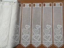 TENDINA TIROLESE DISEGNO MOENA CUORI ALT 60 - 90 - 120 - 180 a vetro