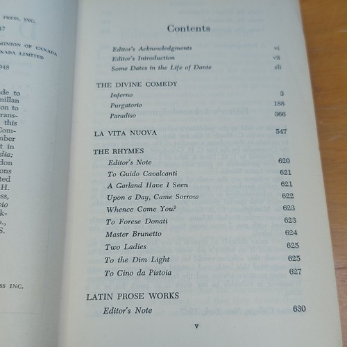 Antique Dante Hardcover Copyright 1943 The Viking Portable Library - Picture 8 of 10