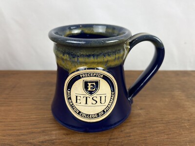 ETSU Preceptor Gatton College/Pharmacy Stoneware Art Pottery Glazed Coffee Mug