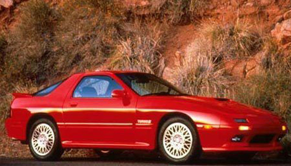 New 87-91 Mazda RX-7 TURBO 2 Side Fender Decal Pair RX7 FC FC3S