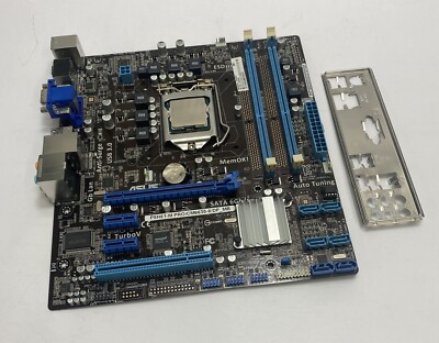 Asus P8H61-M PRO/CM6630-8/DP_MB REV. 1.01 Sockel 1155 DDR3 Mainboard, CPU & IO