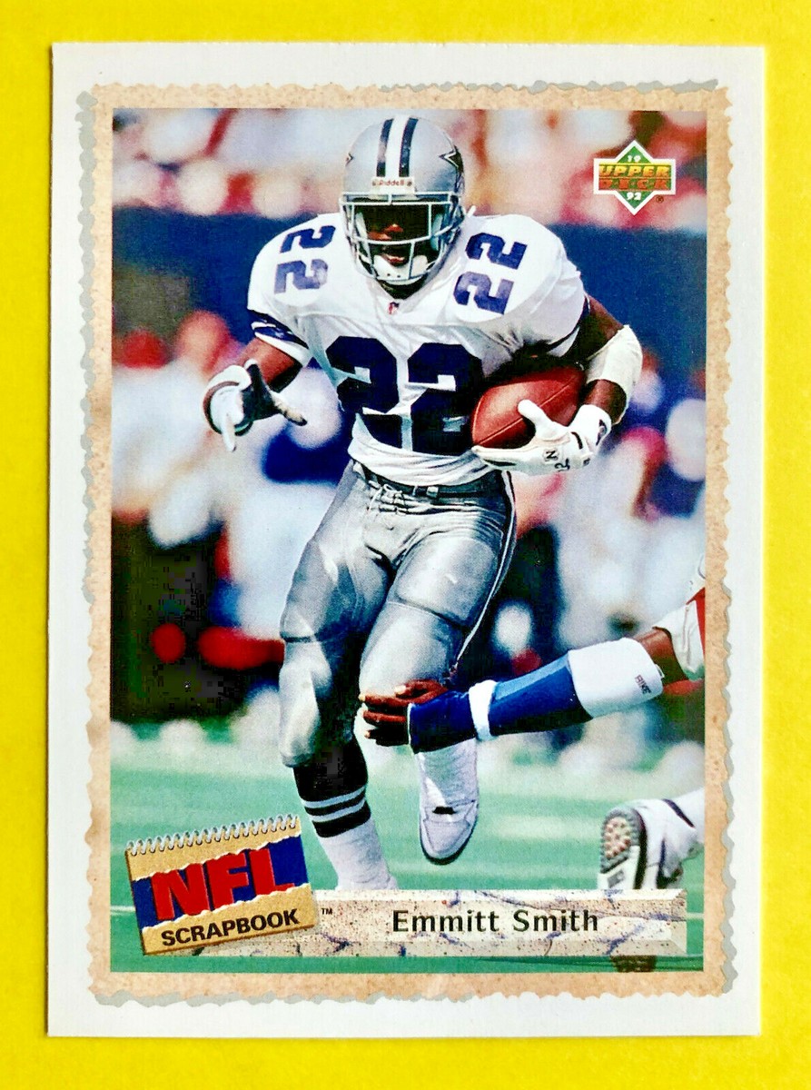 1992 Upper Deck Emmitt Smith 'NFL Scrapbook' #516 Football Card