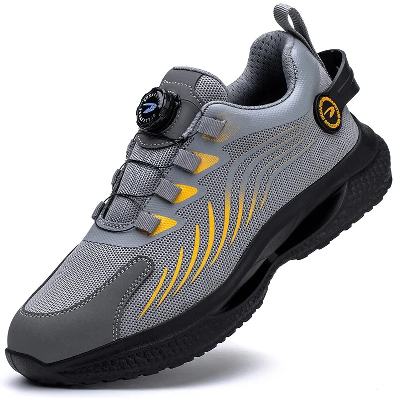 Anti-Smashing And Anti-Puncture Work Safety Shoes, Rotating