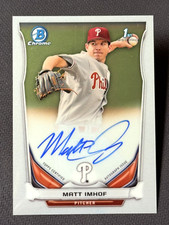 2014 Bowman Chrome 1st PROSPECT ROOKIE AUTO Matt Imhof, Item 3