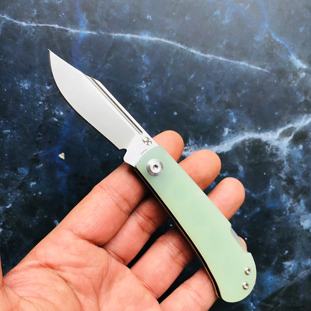 Kansept Wedge Jade Manche G10 Lame Acier 154CM KT2026B6 | eBay