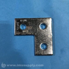 B-LINE B140ZN Three Hole Corner Plate Fitting (Zinc) FNIP
