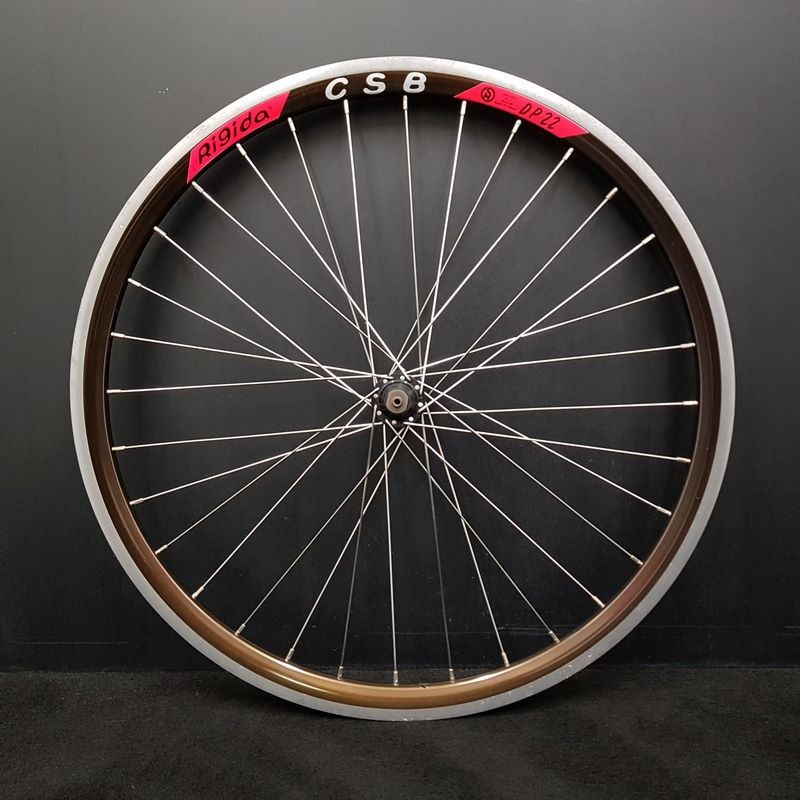 Roue avant VTT 26 RIGIDA DP22 CSB pour réparer un voilage de jante sur vieux vélo